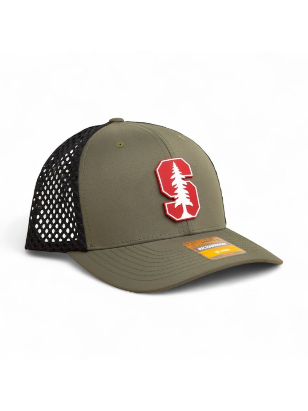 Stanford Cardinal 3D Snapback Tilikum Trucker Hat- Loden/ Black